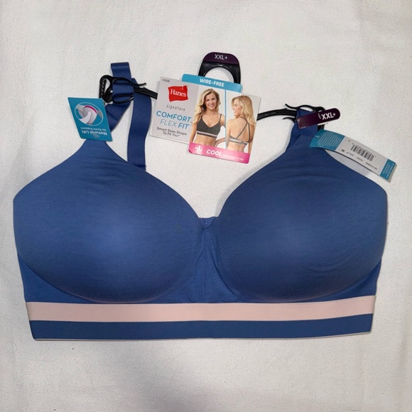 NWT HANES WIRE FREE COMFORT FLEX FIT SMART SIZES SHAPE TO FIT YOU.SZ XXL, XXXL - Picture 3 of 7